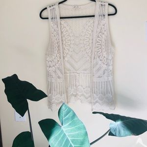 Boho Lace Vest